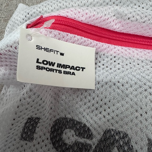 NWT SHEFIT SIZE LUXE LOW IMPACT SPORTS BRA IN HEATHERED TAN size large - Picture 6 of 8